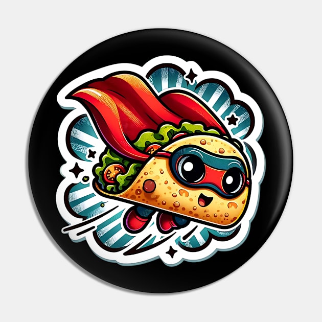 Superhero Baby Taco Pin by TaansCreation 