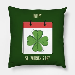 Happy St. Patrick's Day Pillow