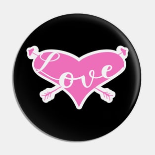 Love is Love Pink Pin