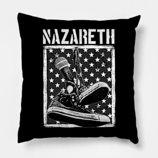 Nazareth sneakers Pillow