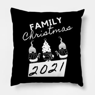 Family Christmas 2021 Pillow