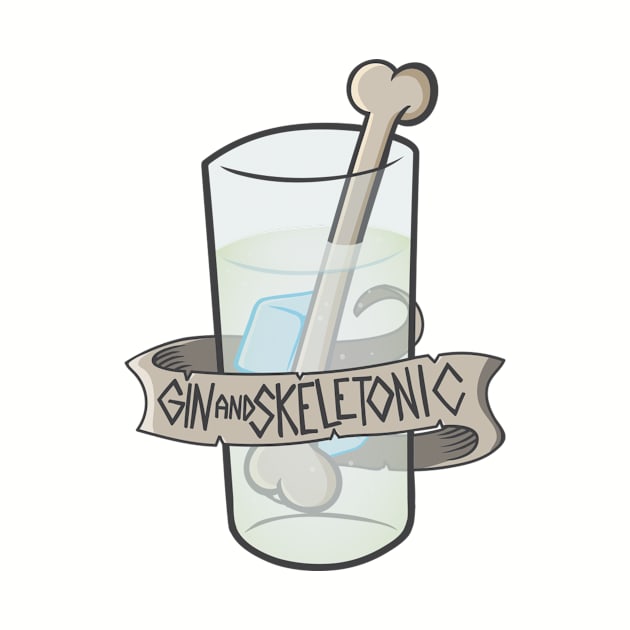 Gin and Skeletonic by kickpunch