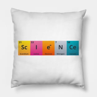 Science Periodic Table Pillow