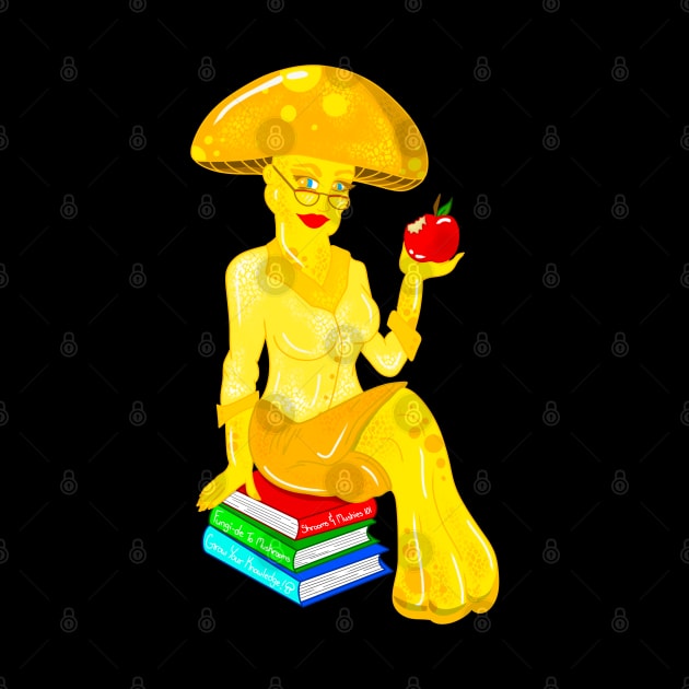 Golden Teacher Mushroom, Goldie by MayGreenAbgrall