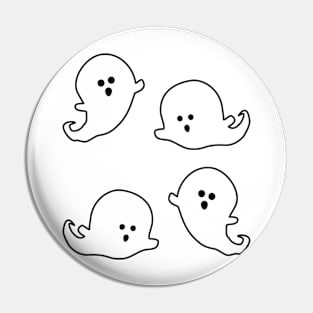 Ghost- Halloween Lover Sticker pack Pin