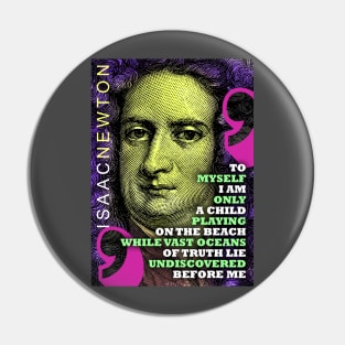 Isaac Newton Inspirational Quote 1 Pin