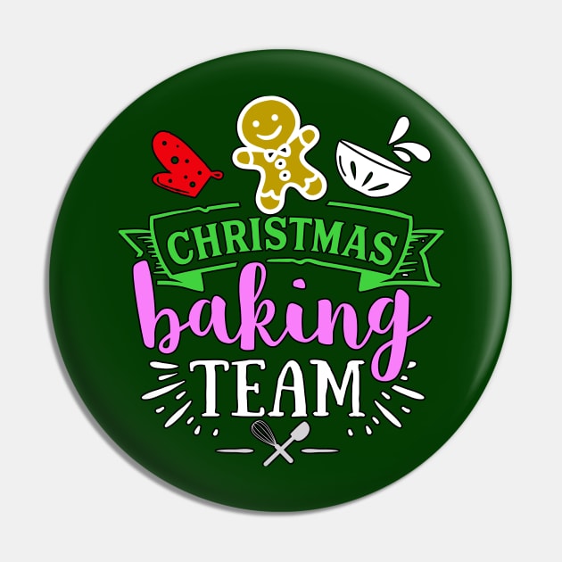 Christmas Baking Team Pin by MarinasingerDesigns