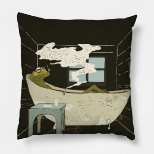 Self Care Frog Pillow