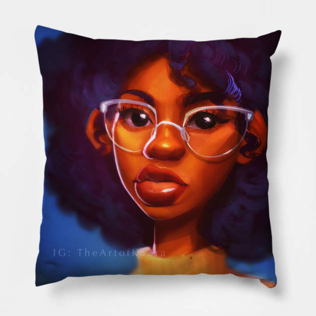 'Fro Pillow by The Art of Ka2ra