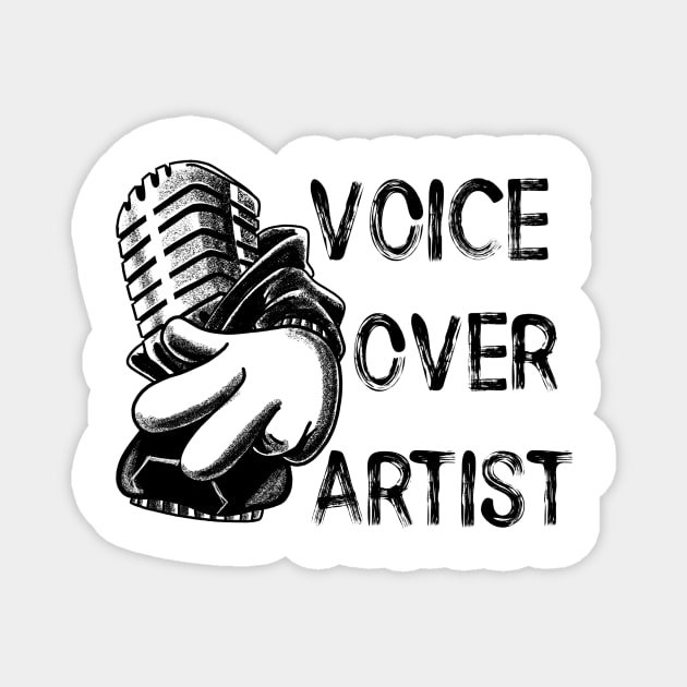 Voice Over Artists design 1 Magnet by Salkian @Tee