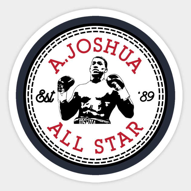 Anthony Joshua All Star Converse Logo - Converse All Star - Sticker |  TeePublic