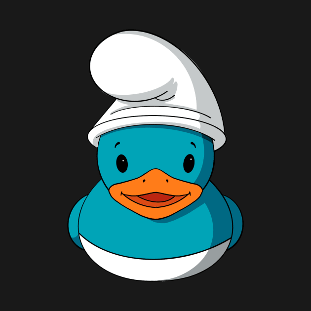 Smurf Rubber Duck by Alisha Ober Designs