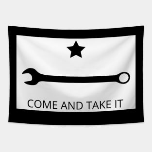 Come and Take It Wrench Tapestry