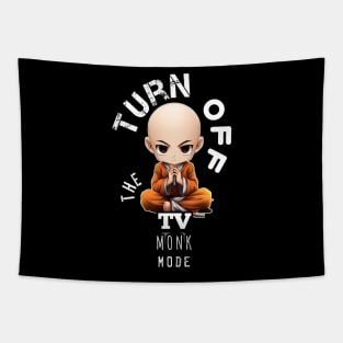 Turn Off The TV - Monk Mode - Stress Relief - Focus & Relax Tapestry