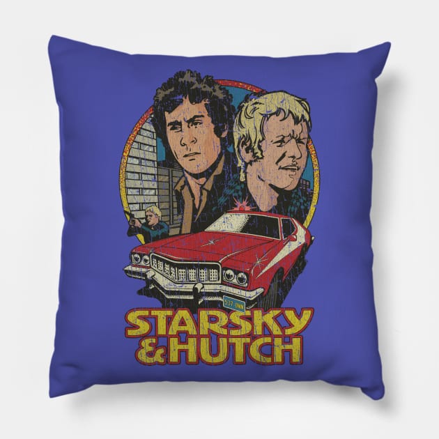Starsky & Hutch Death Ride 1975 Pillow by JCD666