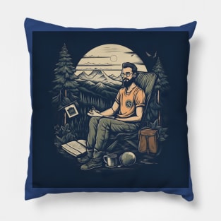 Digital Nomad World Traveler Jetsetter Freelancer Pillow