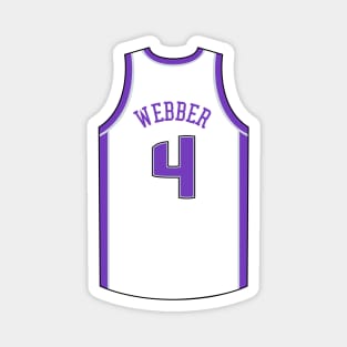 Chris Webber Sacramento Jersey Qiangy Magnet