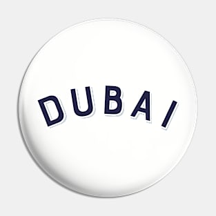 Dubai United Arab Emirates Vintage Arched Type Pin