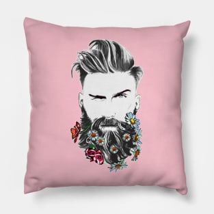 Flower Bearded ( Rework 2023 ) Pillow