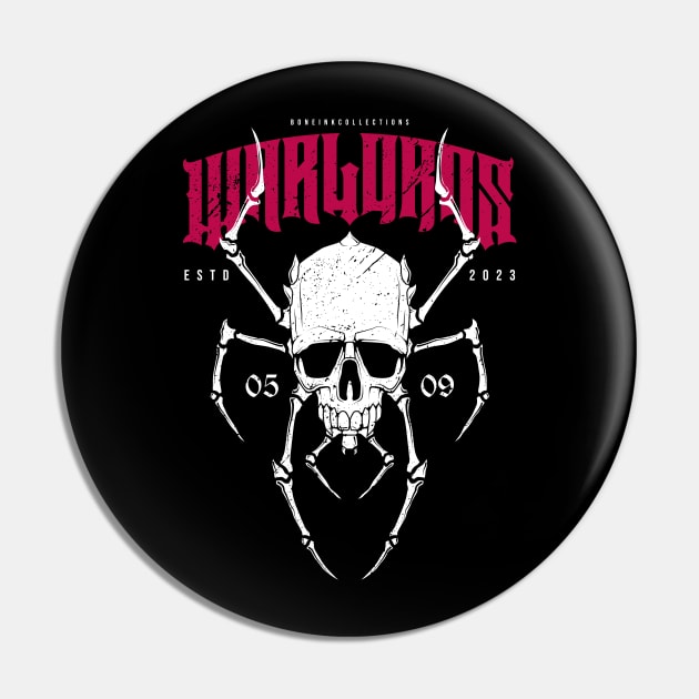 WARLORDS SKULL TSHIRT DESIGN Pin by BONEINKCOLLECTIONS