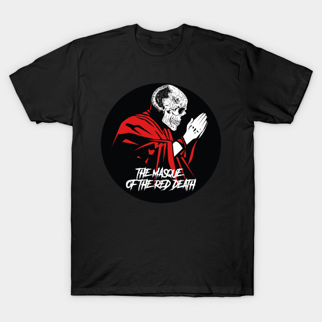 ALL SIZES S-5XL T-Shirt WHITE BLACK movie poster The masque of the red death