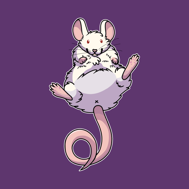 Chubby Mouse/Rat- Albino by Catbreon