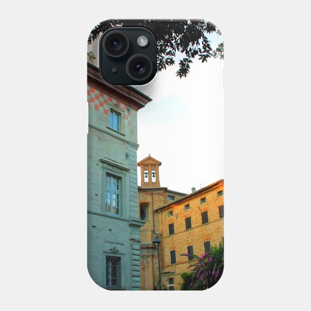 The Church of the Suffrage's two bells in Corinaldo Phone Case by KristinaDrozd