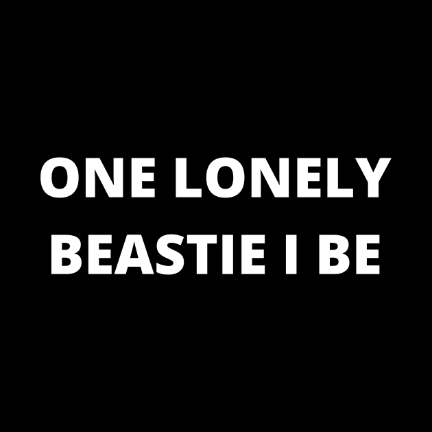 Beastie Boys - One Lonely Beastie I Be lyric by robmakesstuff