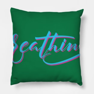 Breathing Coloured Pillow