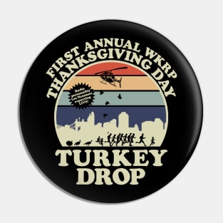 White First Anual Turkey Drop Pin