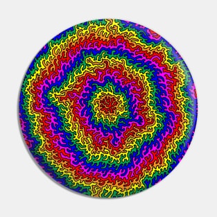 Rainbow Rings Pin