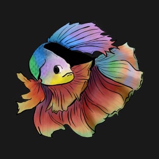 Rainbow Betta T-Shirt