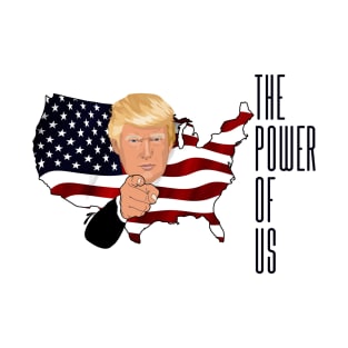 The power of US American flag T-Shirt