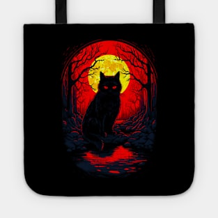 Black cat Tote