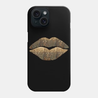 Golden Motes Kiss Phone Case