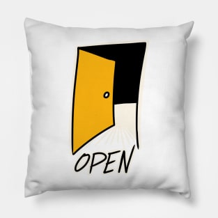 Open doors Pillow