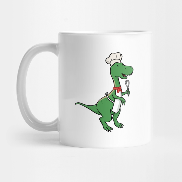 Chef dinosaur cartoon - Dinosaur - Mug | TeePublic Chef dinosaur cartoon - Dinosaur - Mug | TeePublic