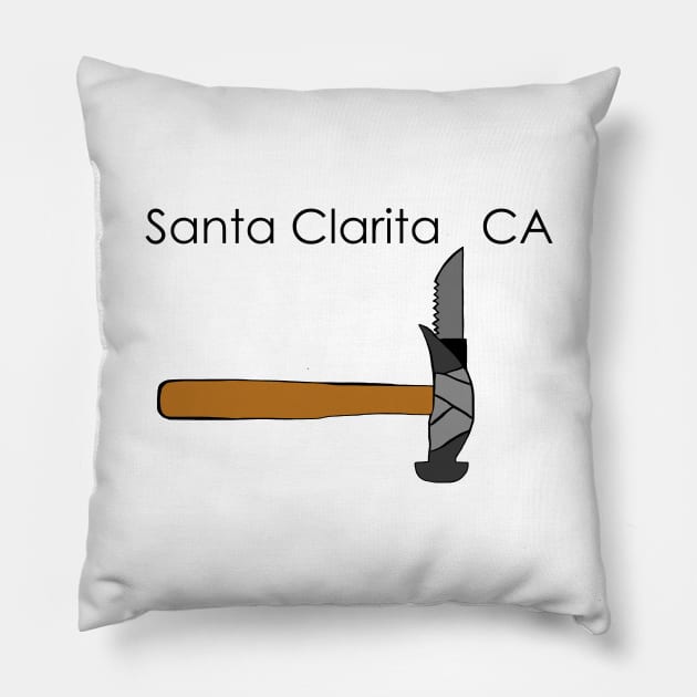 Hammer knife Pillow by shellTs