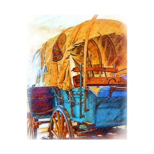 Covered Wagon Sketched T-Shirt