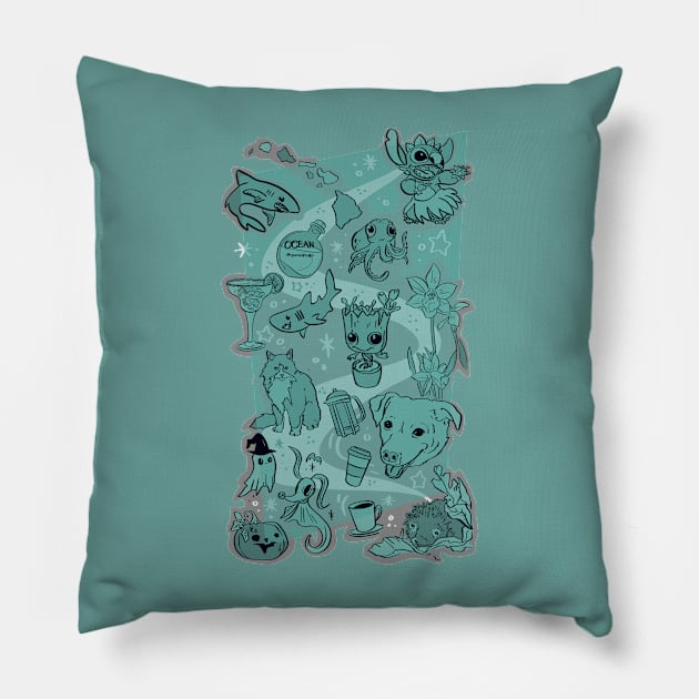 Custom Favorites Pillow by milistardust