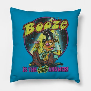 Booze Is The Answer 1974 Pillow