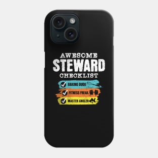 Awesome steward checklist Phone Case