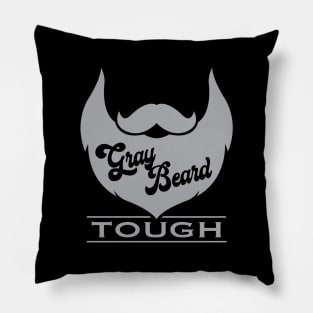 Gray Beard Tough Pillow