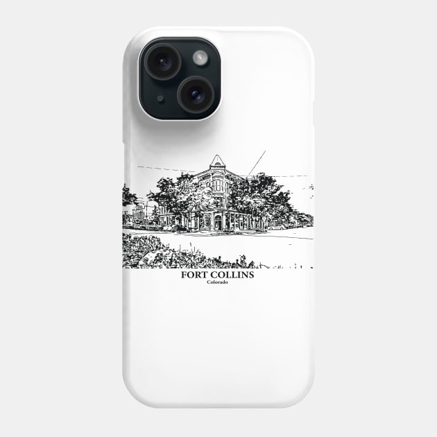 Fort Collins - Colorado Phone Case by Lakeric