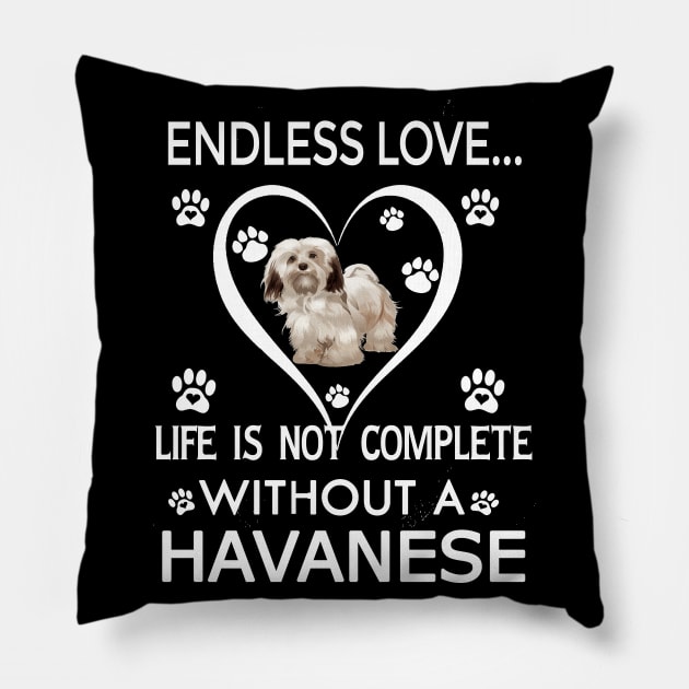 Havanese Lovers Pillow by bienvaem