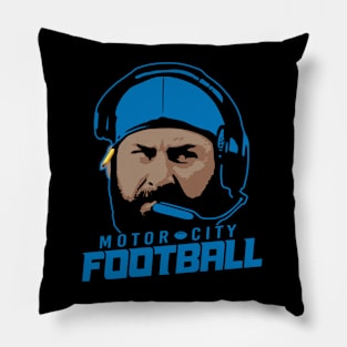 Motor City Football 44 Pillow