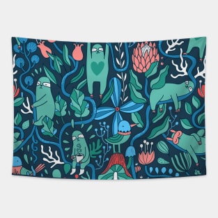 Sloths Garden Tapestry