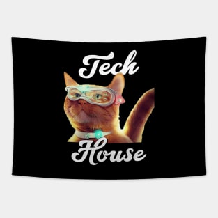 TECH HOUSE  - Future Cat Tapestry