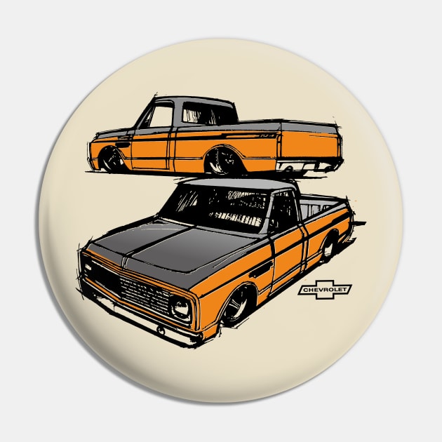 Chevy trucks Pin by small alley co