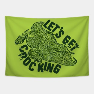 Funny crocodile pun Tapestry